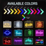 Personalized Upload Your Grandpa/Dad Photo When Tomorrow Starts Without Me, Don't Think We're Far Apart Neon Led Sign Printed PNPN0505