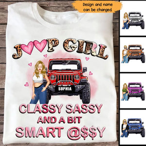 Personalized Jeep Girl Classy Sassy And A Bit Smart Assy T-shirt Printed HN23422