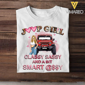 Personalized Jeep Girl Classy Sassy And A Bit Smart Assy T-shirt Printed HN23422