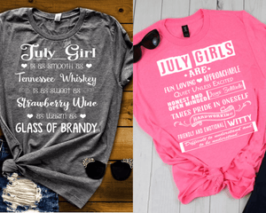 July -Whiskey & Funloving -Pack of 2