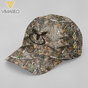 Moose Hunting camouflagePeaked cap 3D NQA