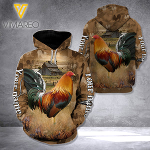 Rooster hoodie 3d all print 1506MQ