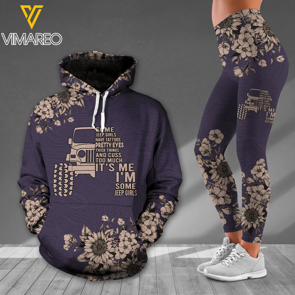 Some Girl COMBO Hoodie+Legging  3D Printed T1322