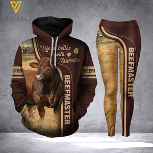 VMMH BEEFMASTER CATTLE COMBO HOOODIE + LEGGING 3D PRINTED MAR-HQ02