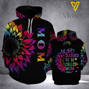 KHMD BLESSED TO BE CALLED MOM HOODIE 3D PRINTED
