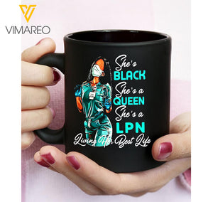 LPN Black Queen Mug NXBGE