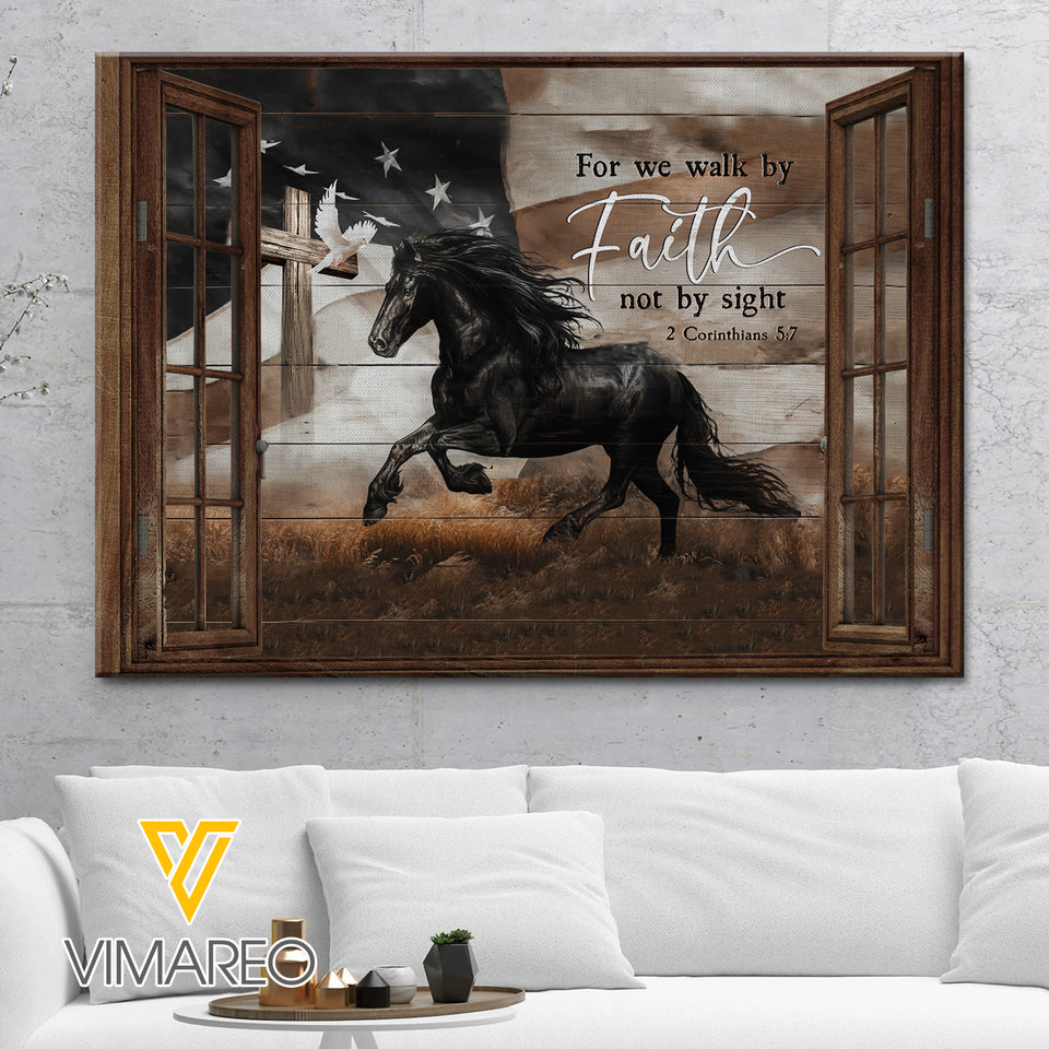 Horse Lover Canvas Printed DEC-HC21