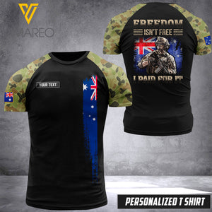 VMVH CUSTOMIZE AUSTRALIA Army hoodie + tshirt 3d all print 0303 HVQ