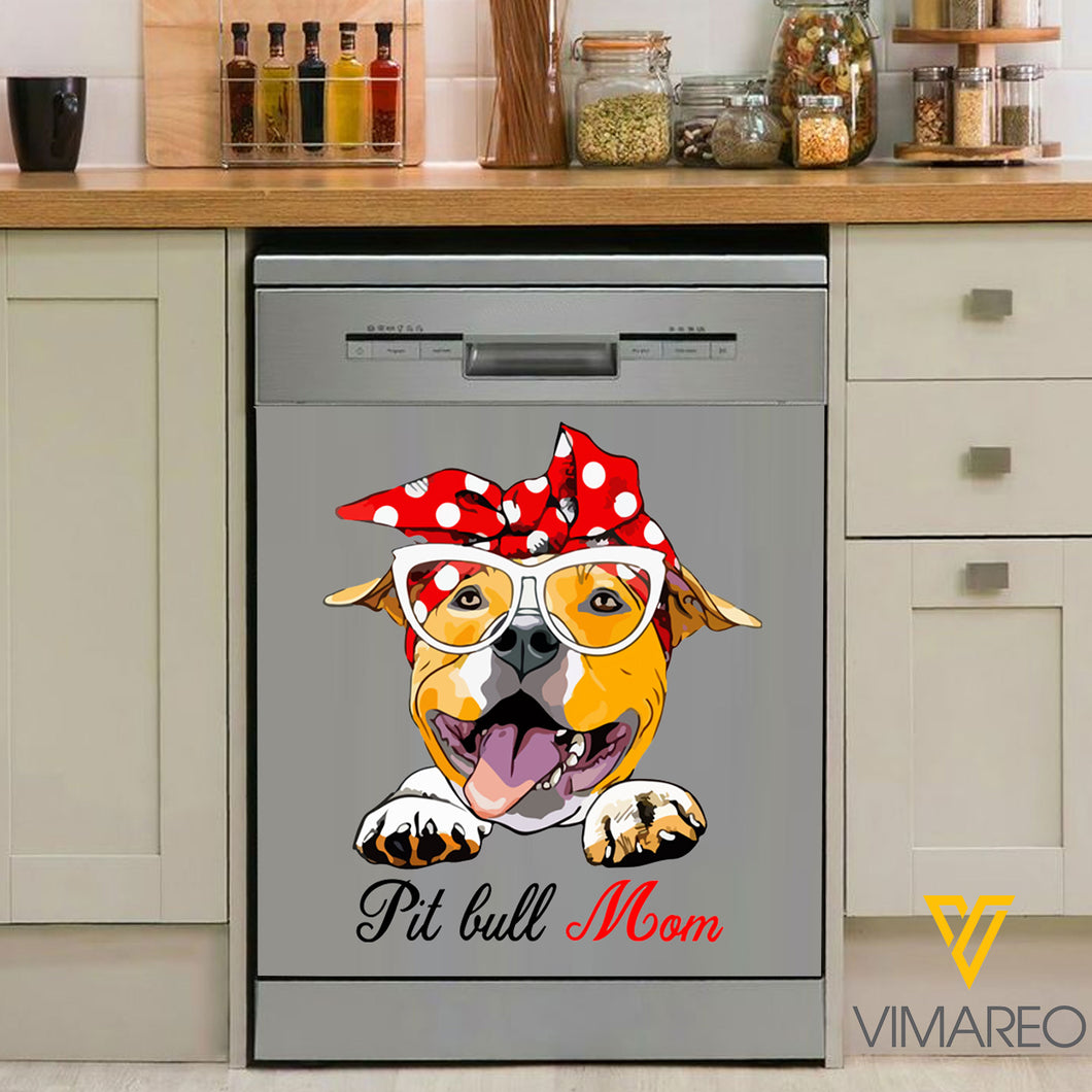 Pitbull mon Kitchen Dishwasher Cover