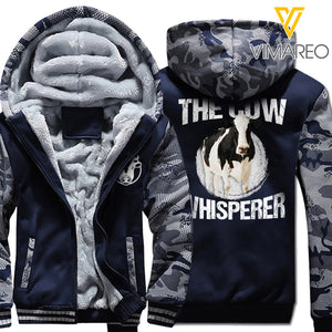 THE COW WHISPERER FLEECE HOODIE 3D PRINTED NQA
