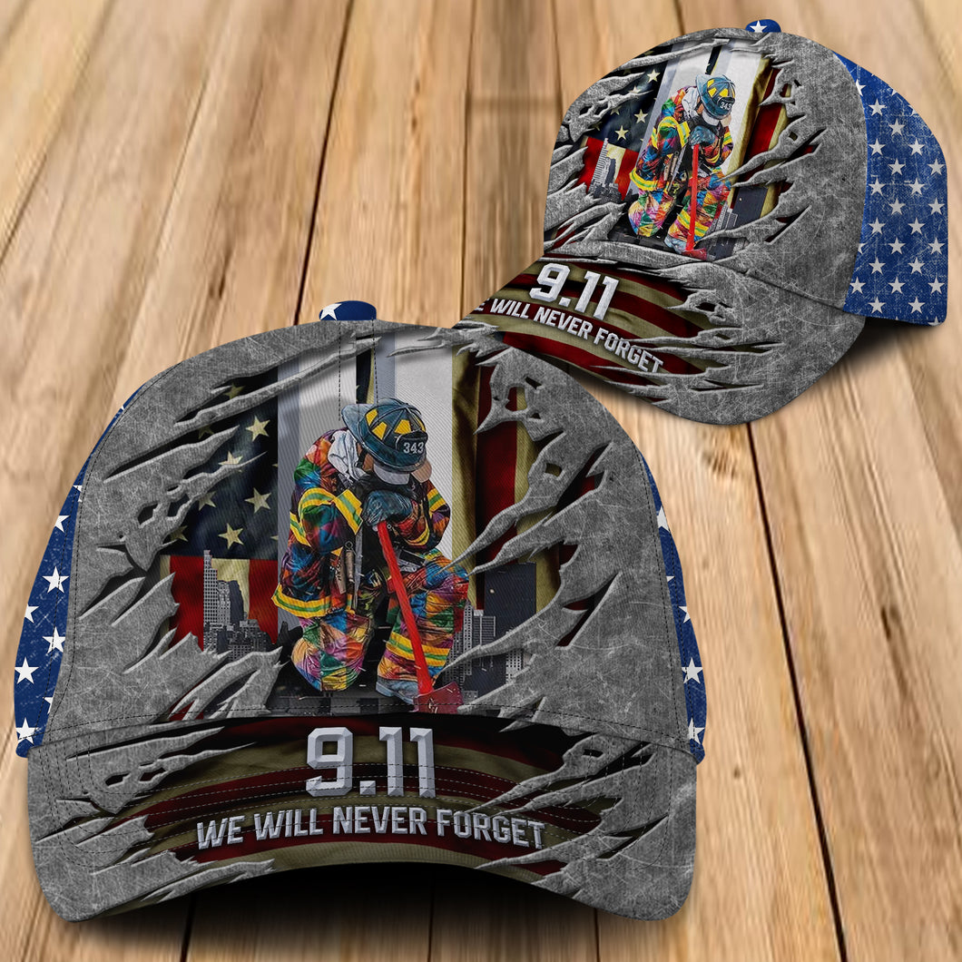 We will never forget 11.09  Peaked cap 3D QTDT2707