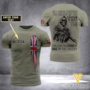 Customized British Soldier 3D Printed Shirt ZD020421