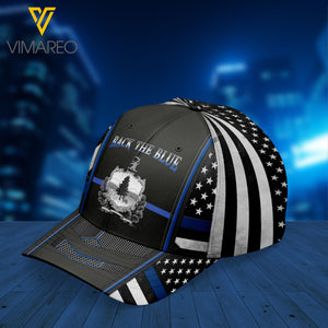 Vermont blue line Peaked cap 3D MTP cow