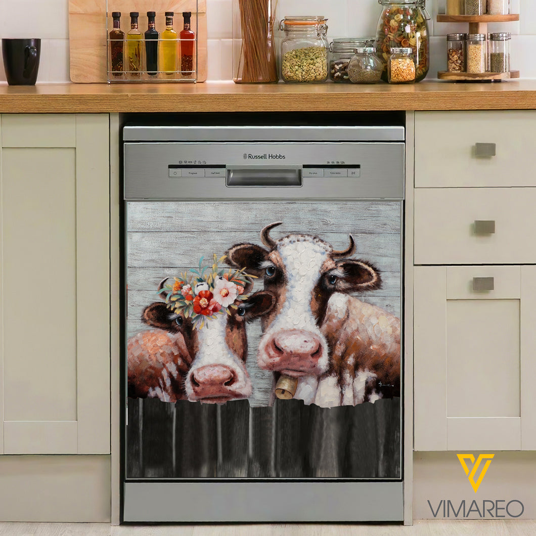 Cattle Kitchen Dishwasher Cover vm1