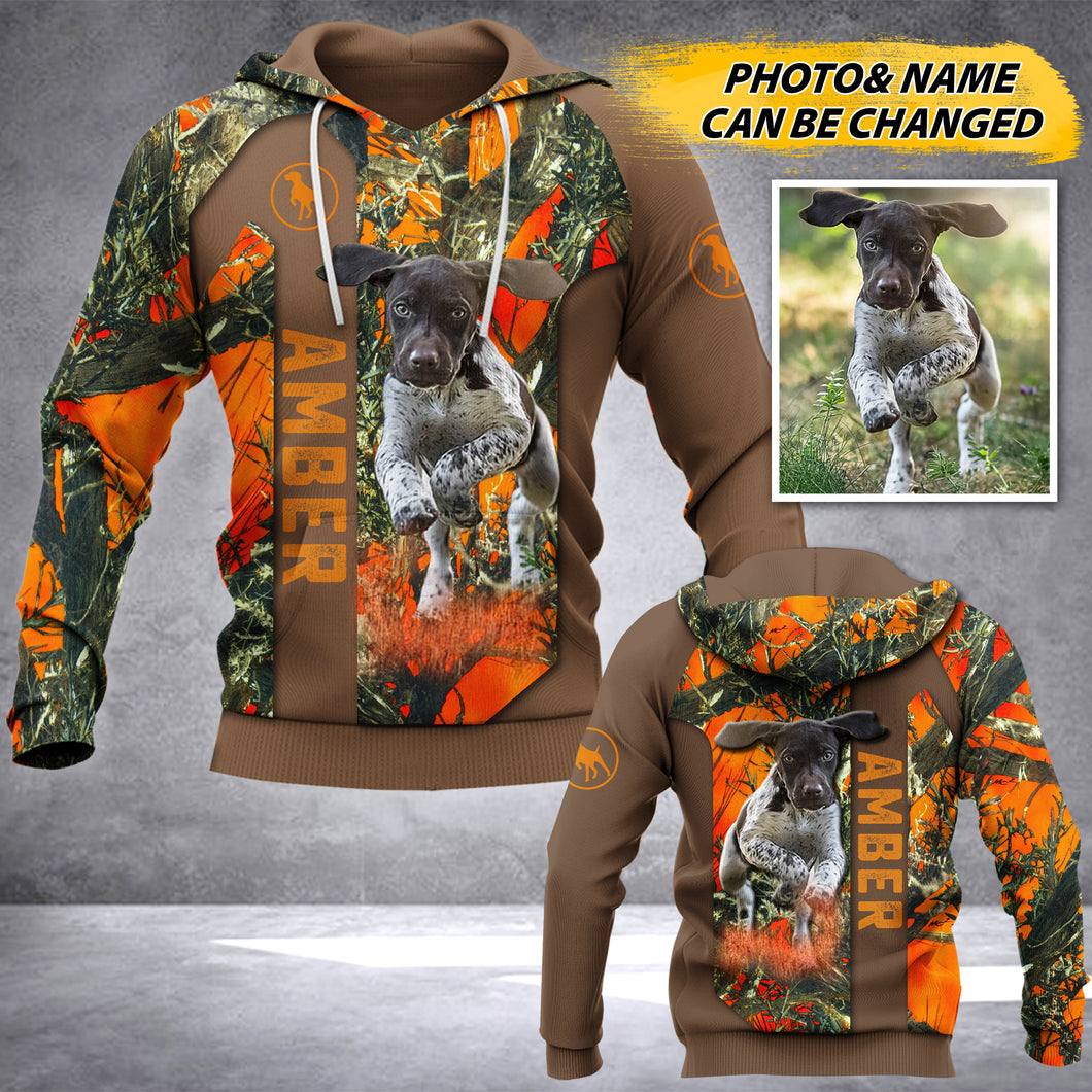 Personalized German Shorthaired Hunting Hoodi 3D Printed QTHY2406