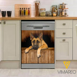 German Shepherd Dog Kitchen Dishwasher Cover tk