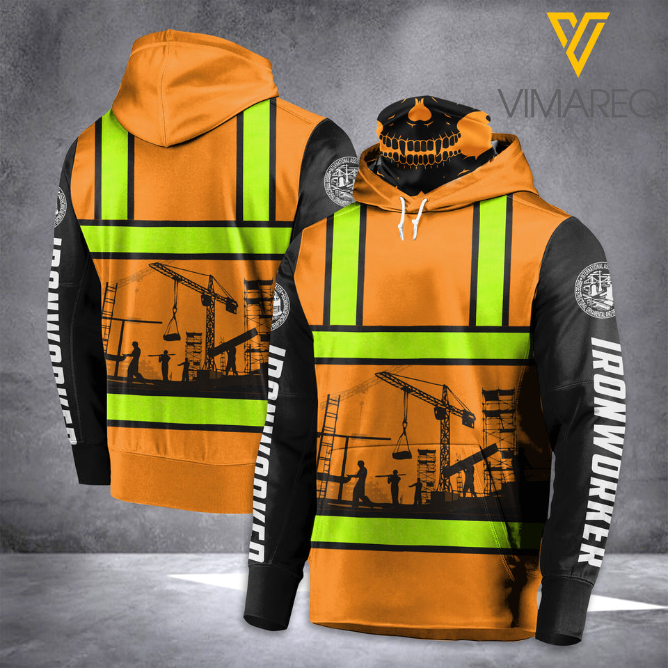 Ironworker Safety Mask Hoodie 3d printed dh 2202HQ