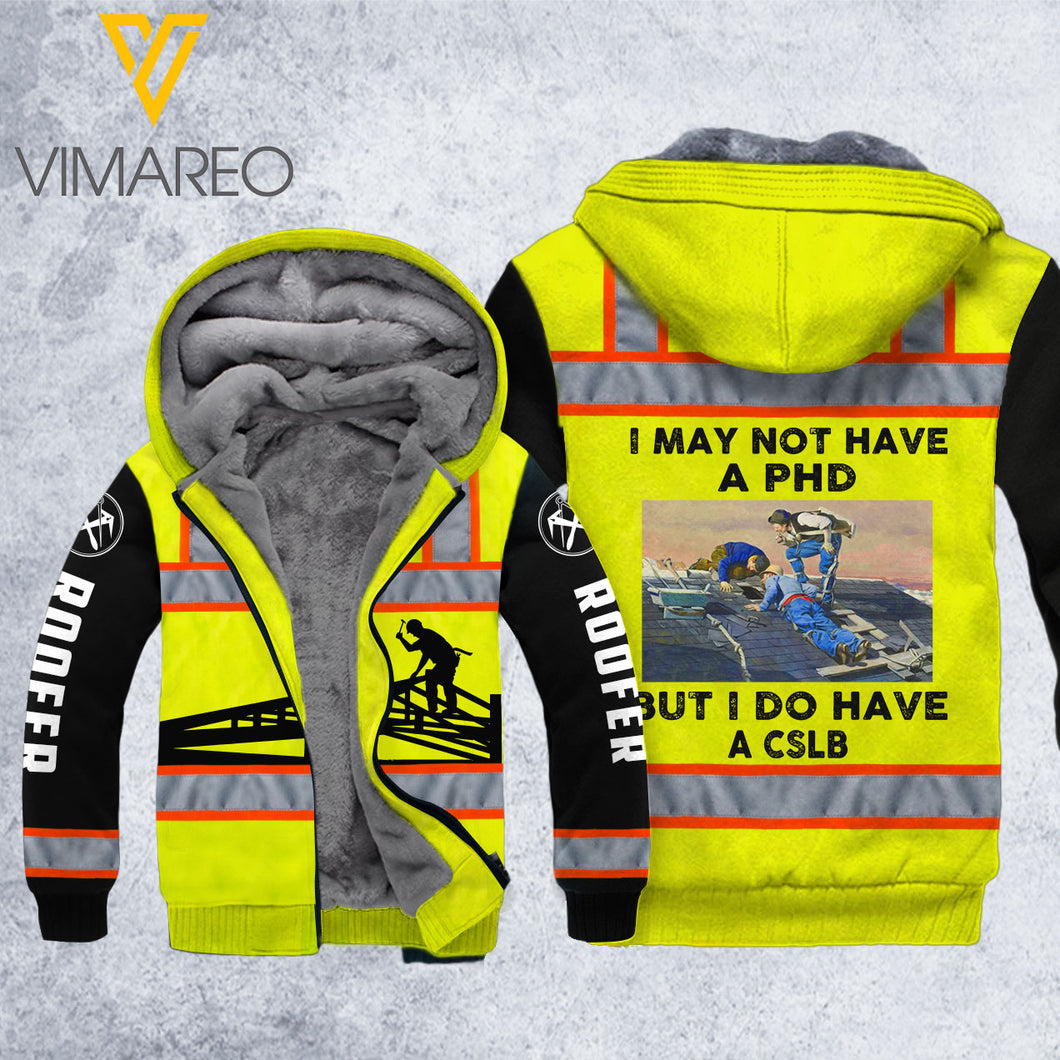 MH ROOFER SAFETY FLEECE HOODIE 3D PRINTED FEB-HQ05