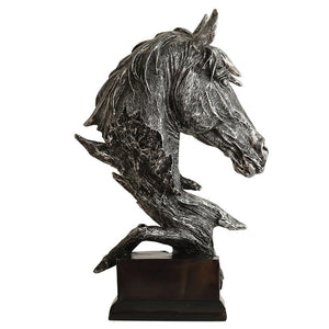 Sculpture Horse Head Abstract Ornaments Decoration For Home