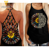 RNR Criss-Cross Open Back Camisole Tank Top CCMEYW1